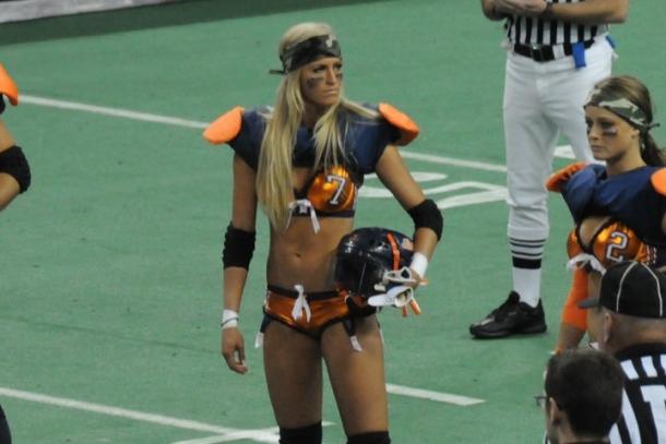 Summer Rae was a former lingerie football player (image: pinterest)