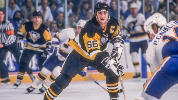 Mario Lemieux como capitán de los Pens / NHL.com