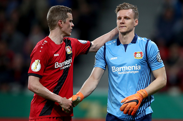 Leverkusen fez o que deu, mas acabou sendo goleado em casa (Foto: Alex Grimm/Bongarts via Getty Images)