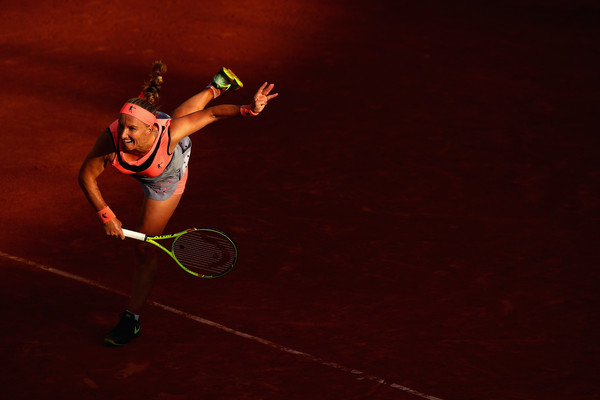 Svetlana Kuznetsova survived a poor serving performance today | Photo: Clive Brunskill/Getty Images Europe
