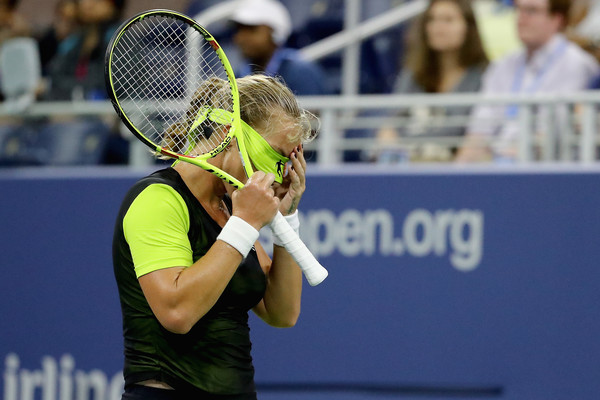 Svetlana Kuznetsova was full of frustration at the US Open because of her wrist injury | Photo: Abbie Parr/Getty Images North America