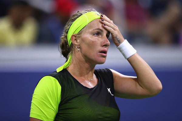 Svetlana Kuznetsova looks on at the US Open, where she fell in the second round | Photo: Clive Brunskill/Getty Images North America