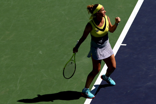 Svetlana Kuznetsova in action at the BNP Paribas Open | Photo: Matthew Stockman/Getty Images North America