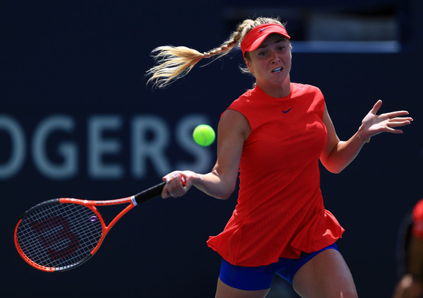 Svitolina crushes a forehand during her win in the final. Photo: Vaughn Ridley/Getty Images