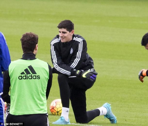 Courtois should return to first-team action in the coming weeks.