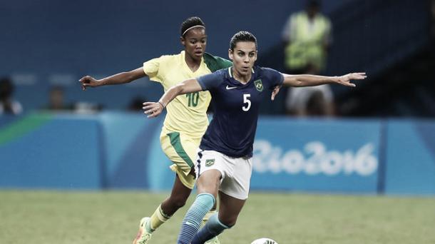 Thaisa defended well for Brazil | Getty Images