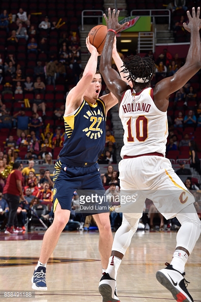 T.J. Leaf put up 18 points in Pacers 106-102 win over Cleveland