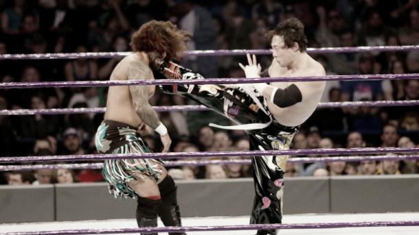 Tajiri returned to 205 Live. Photo- WWE.com