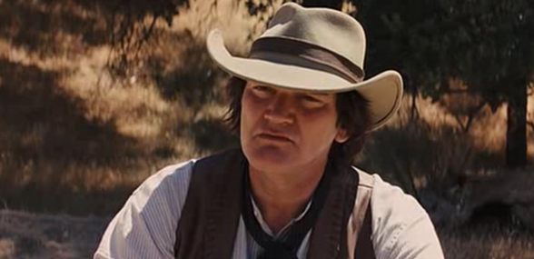 Tarantino en Django Desencadenado. Foto: cinemania.es