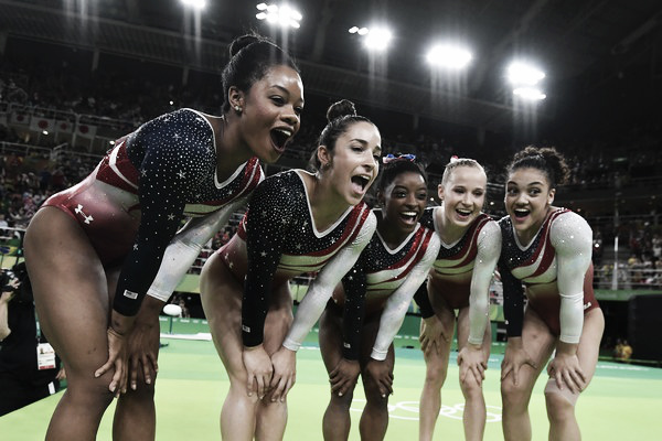 ​ Team USA minutes after finding out they would win Team Finals gold. Photo Credit: AFPTeam USA minutes after finding out they would win Team Finals gold. Photo Credit: AFP Ben Stansall Click and drag to move ​