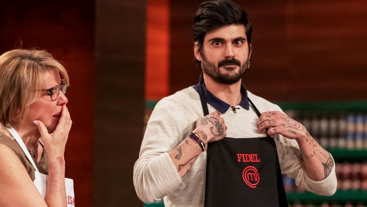Fidel Delgado en la octava edición de 'MasterChef' (RTVE)