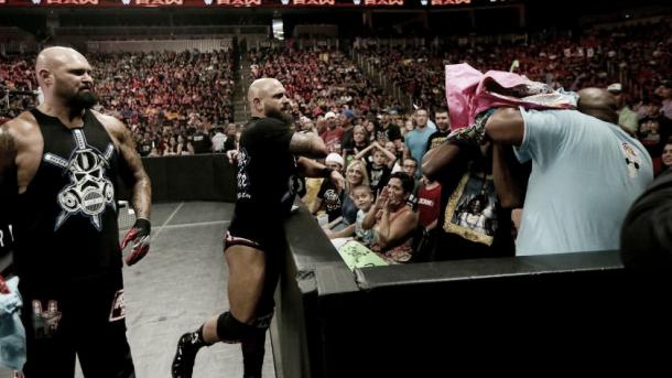 The Club made a point on Raw. Photo- WWE.com