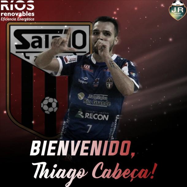 Thiago nuevo jugador del club maño | Foto: @ADSala10