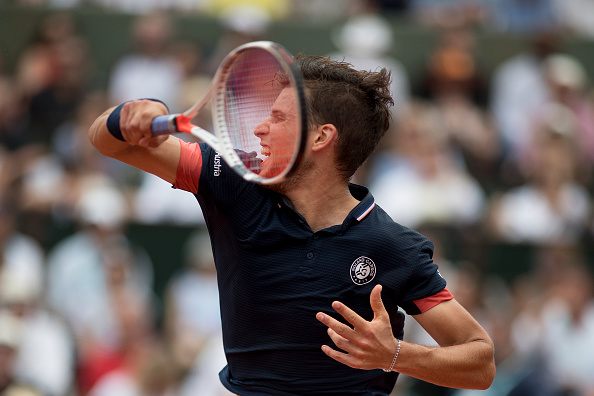 Thiem não resistiu à Nadal e ficou com o vice em sua primeira final de Slam (Foto: Tim Clayton/Corbis via Getty Images)