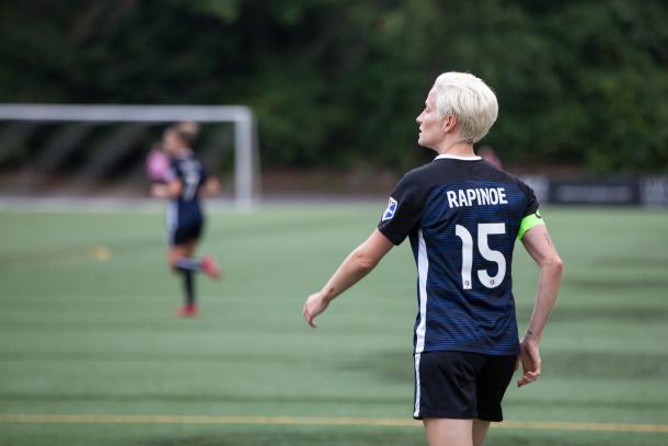 Megan Rapinoe and 3 other players from Seattle and Orlando will be unavailable preparing with the USWNT. (Photo: Lindsey Trapnell)