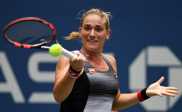 Timea Babos at the 2016 US Open | Photo: Mike Hewitt/Getty Images North America