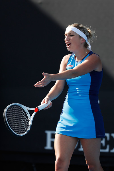 Bacsinszky frustrated with a line call | Photo: Jack Thomas/Getty Images AsiaPac