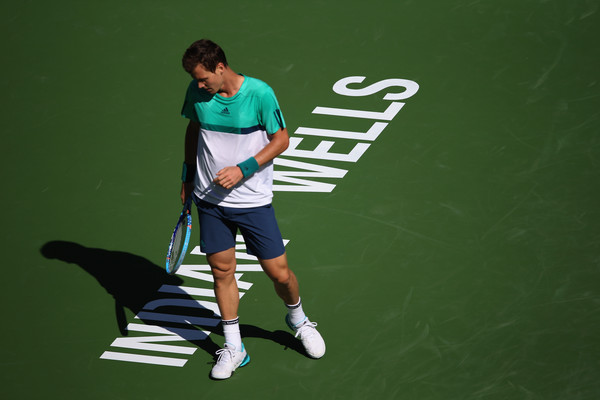 Berdych in Indian Wells. Photo: Sean M. Haffey/Getty Images