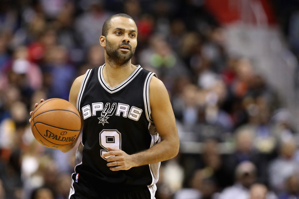 Tony Parker #9 formerly of the San Antonio Spurs |Rob Carr/Getty Images North America|