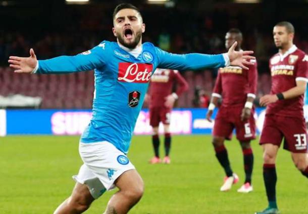 Uno de los últimos goles en un encuentro entre Torino y Napoli | Foto: Getty Images