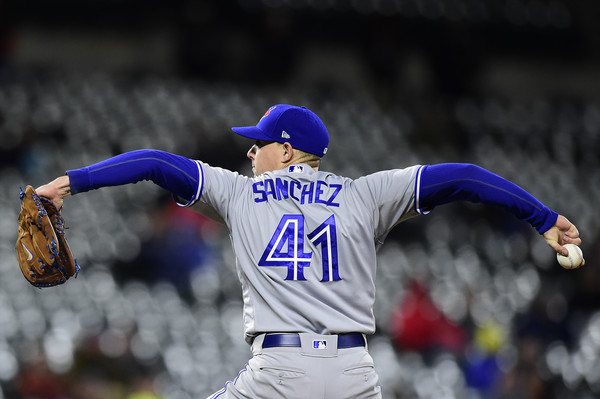 Sanchez will look to build on his strong start to 2018 in his next home start against the Kansas City Royals next week. | Photo: Patrick McDermott/Getty Images