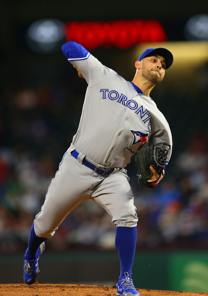 Marco Estrada looked very impressive in his second outing of the regular season and was credited with the win on Friday night. | Photo: Rick Yeatts/Getty Images