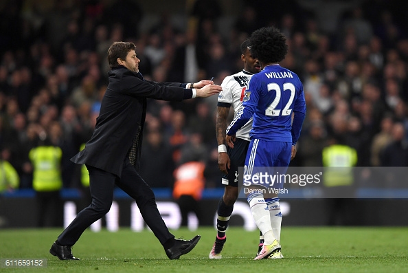 Tottenham were involved in a fiery contest at the end of last season which saw Chelsea win to give Leicester the title / Getty Images/ Darren Walsh