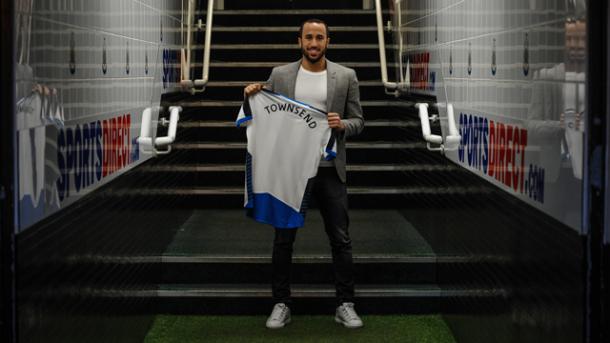 Andros Townsend is now a Newcastle United player | Photo: nufc.co.uk