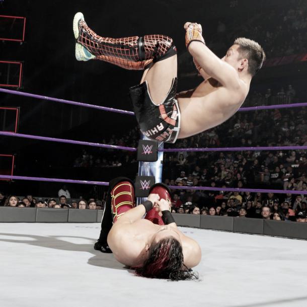 Tozawa was dominant on his debut. Photo-WWE.com