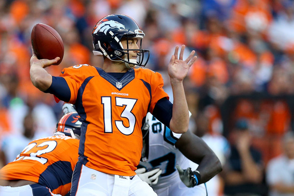 Denver Broncos quarterback Trevor Siemian will get his first taste of playing before a hostile crowd as the Broncos take on the Cincinnati Bengals in week 3.  Photo:  Justin Edmonds/Getty Images North America