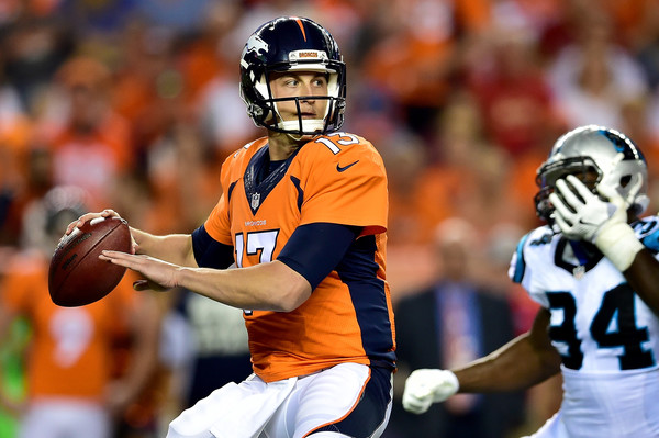 Denver Broncos quarterback will be making his second NFL start versus the Indianapolis Colts on Sunday.  Photo:  Getty Images