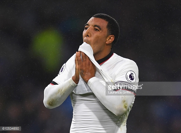 Deeney looks dejected as his and Watford's form has been pretty grim. (Image by Getty Images/Laurence Griffiths) 