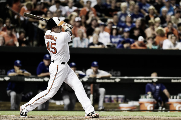 Mark Trumbo had been a pleasant surprise in Baltimore. Photo: Getty Images/Patrick McDermott