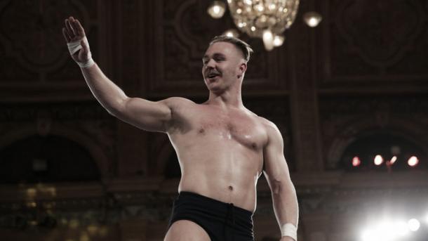 Tyler Bate will be in action. Photo- Sky Sports