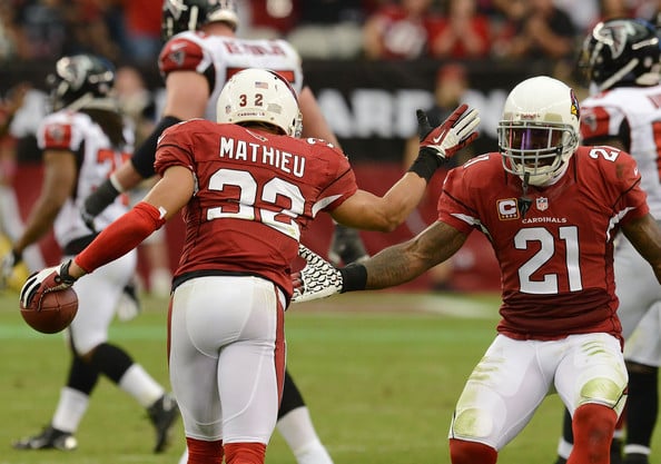 Tyrann Mathieu and Patrick Peterson |Oct. 26, 2013 - Source: Norm Hall/Getty Images North America|