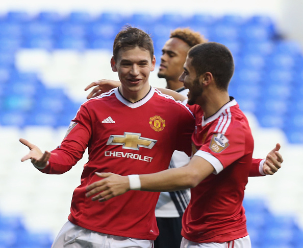 Donald Love celebrates his first goal in 3 and a half years | Photo: Matthew Peters/Man Utd