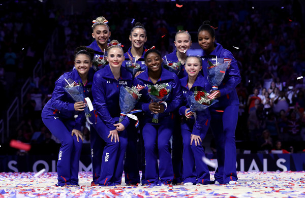 United States team after Olympic Trials. Photo Credit: Ezra Shaw of Getty Images