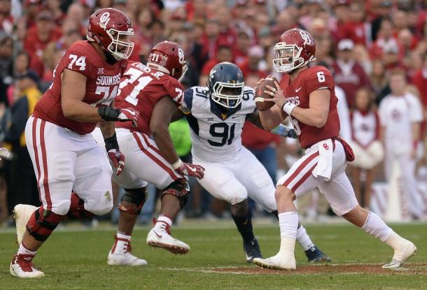 Baker Mayfield and the Sooners look to be on course for the College Football Playoffs/Photo: Mark D. Smith/USA Today Sports