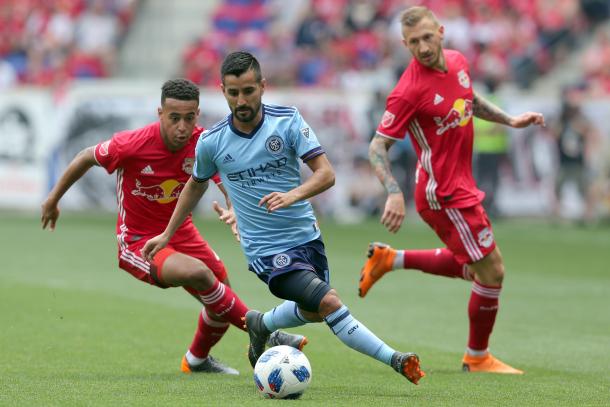 A Hudosn River Derby match earlier this season. | Photo: Brad Penner-USA TODAY Sports