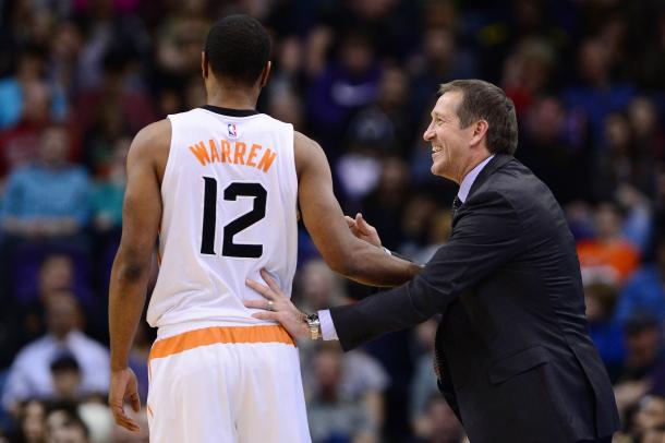 Look at that smile. So much better than J.B. Bickerstaff's pouty face, right? Jeff Hornacek would definitely bring what the team wants in terms of offense. However, the question is on defense? Can he focus enough on the other side of the ball to not make it the liability it has been over the years? Photo: Jennifer Stewart/USA Today. 