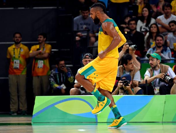 Patty Mills was killing it the whole game, leading Australia with 30 points. He was the main reason why they were able to stay so close throughout the game. Photo Credit: Bob Rosato/USA TODAY Images. 