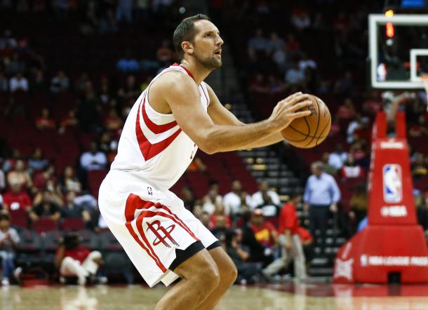 Ryan Anderson has been a Houston Rockets target for God knows how long. Finally, Leslie Alexander and Daryl Morey were able to acquire him, hoping that he can stretch the court and alleviate the offensive burden on Harden's shoulders. Photo Credit: Troy Taormina/USA TODAY Images.