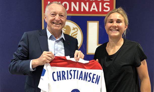 Isobel Christiansen is a great signing for OL | Source: olweb.fr