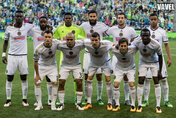 The Philadelphia Union starting XI against the Seattle Sounders | Brandon Farris - VAVEL USA