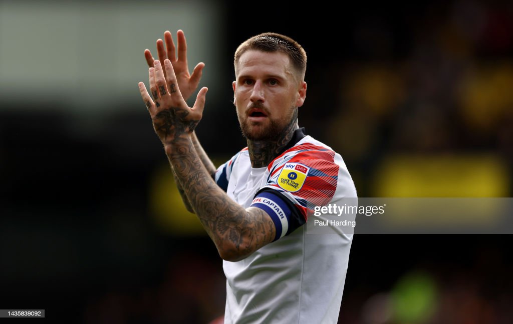 Sonny Bradley is set to leave the Hatters at the end of the campaign. (Paul Harding via Getty Images)