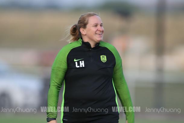 Laura Harvey prepares for her team's first season in the NWSL | Source: Jenny Chuang - VAVEL USA