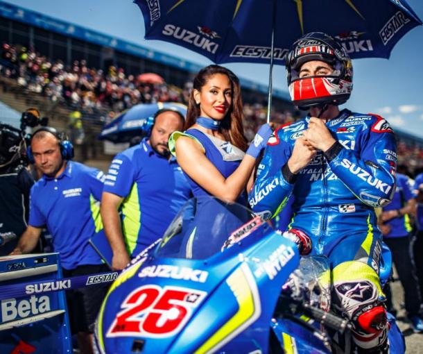 Vinales prepares for the race start. | Image: MotoGP