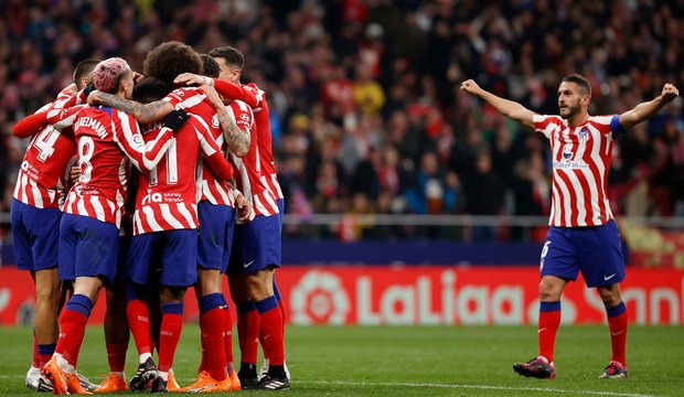 Los jugadores del Atleti celebran un gol / Atlético de Madrid