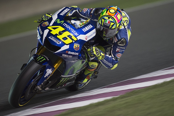 Valentino Rossi during MotoGP Qatar qualification | Photo: Mirco Lazzari