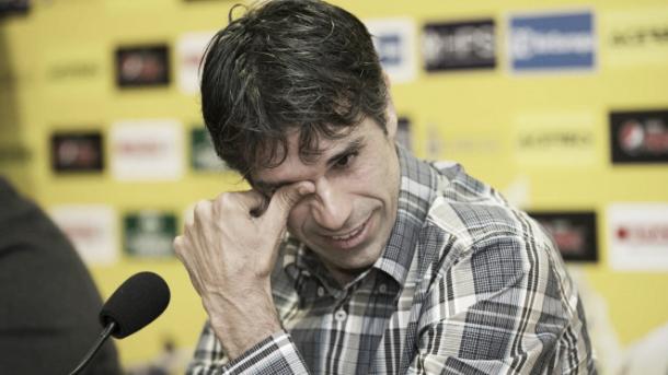 Valerón se despide entre lágrimas en rueda de prensa | Fotografía: UD Las Palmas